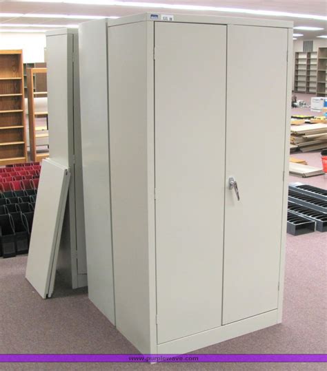 2-door 5 shelve steel cabinet|double door metal locking cabinet.